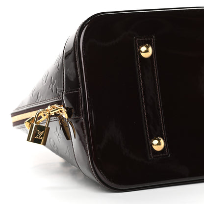 Louis Vuitton Vernis Alma GM Amarante 9 of 10