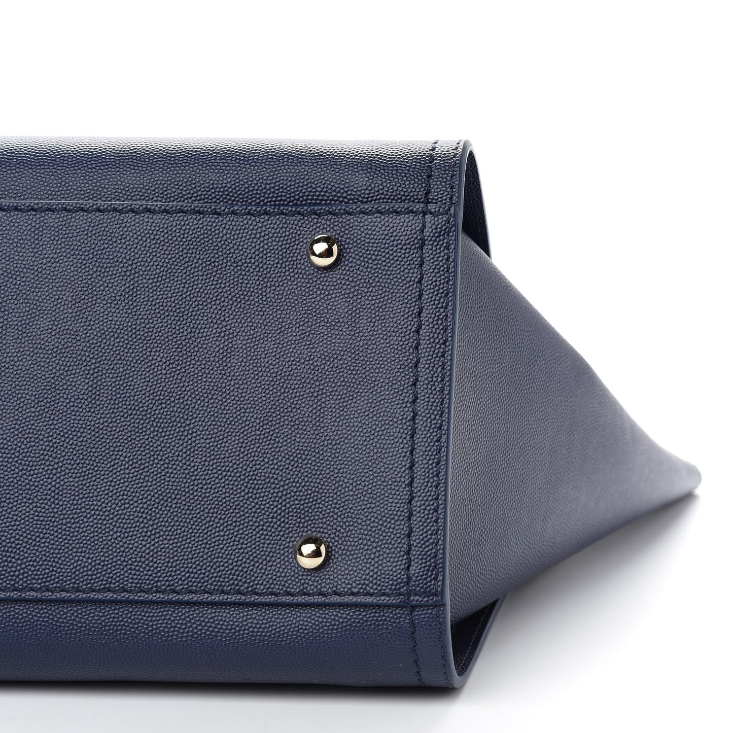 Caviar Small Studded Deauville Tote Navy