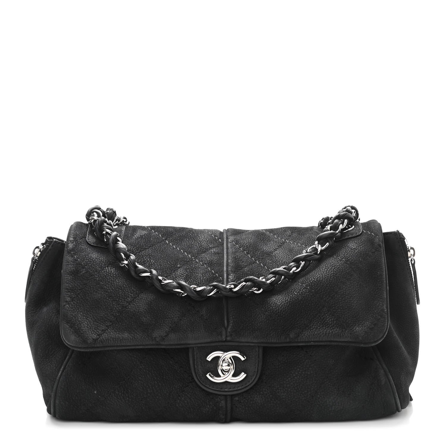 Chanel Suede Ultimate Stitch Flap Black 1 of 11