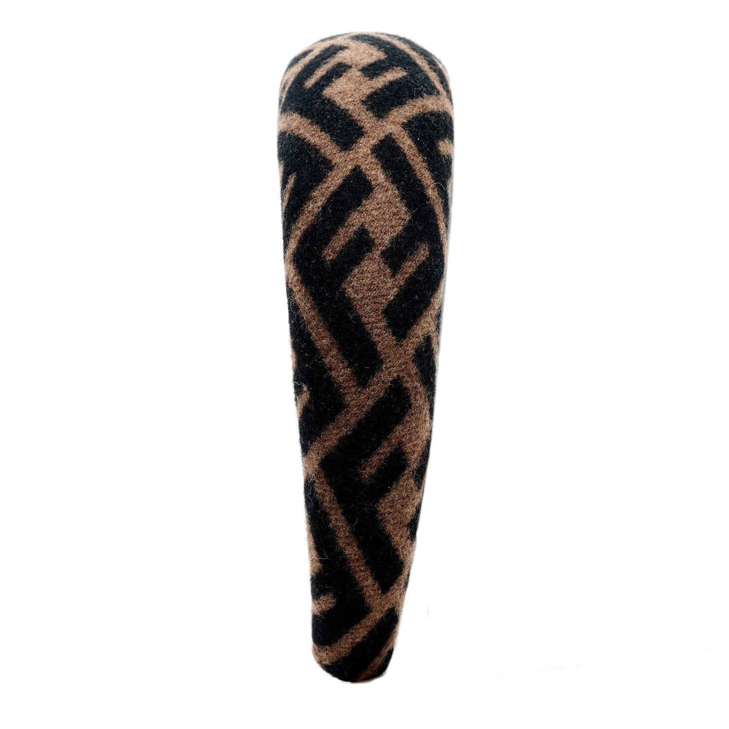 Fendi Wool Cashmere FF Logo Headband Tobacco 1824219 – FASHIONPHILE