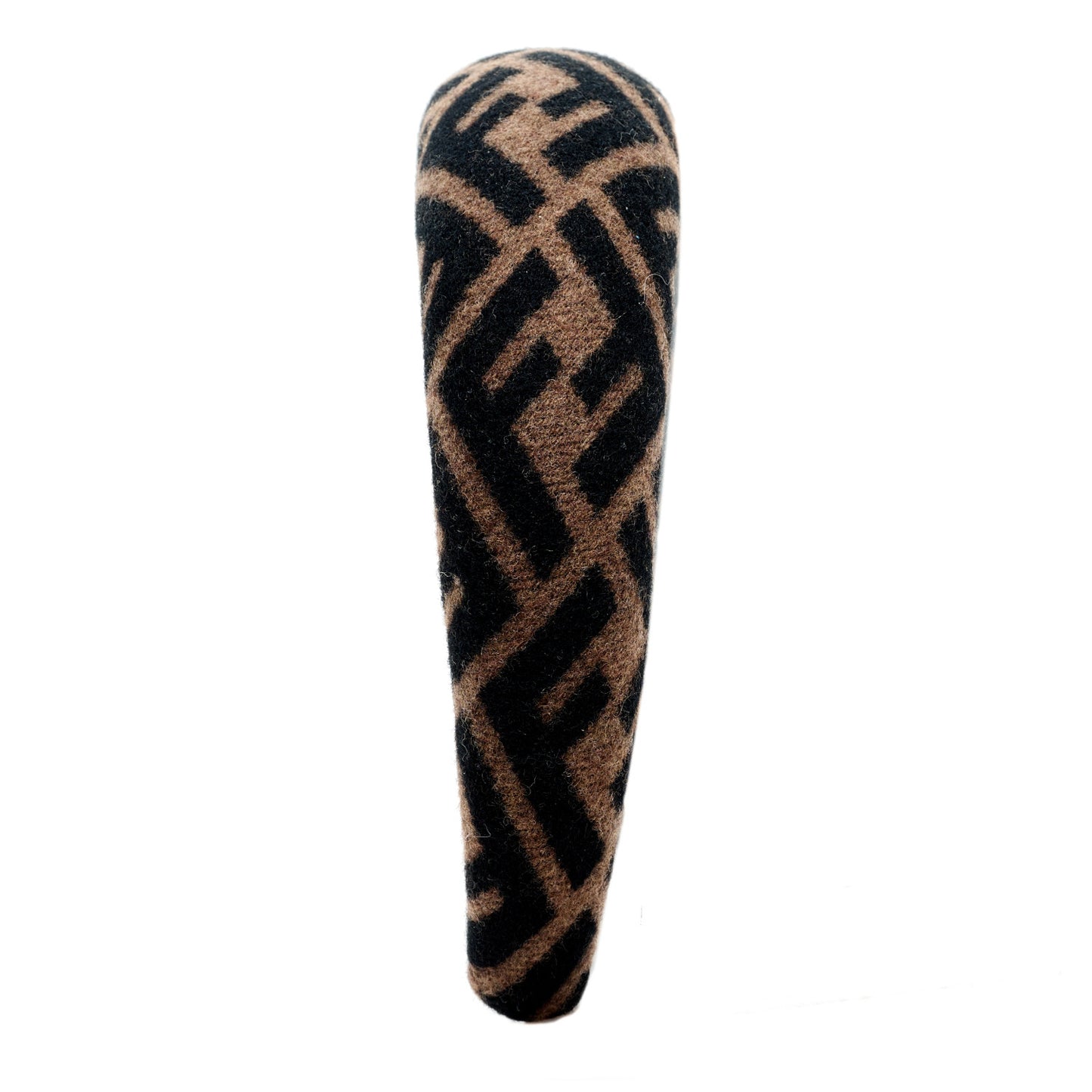 Wool Cashmere FF Logo Headband Tobacco