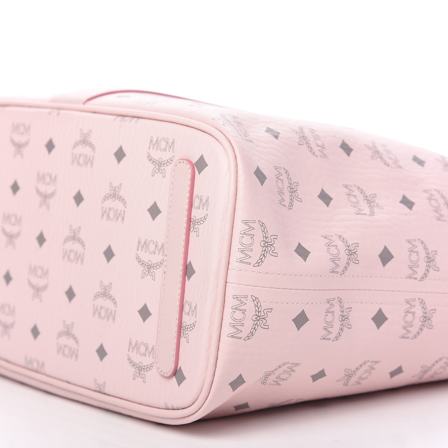 MCM Visetos Medium Liz Reversible Shopper Tote Powder Pink 8 of 10