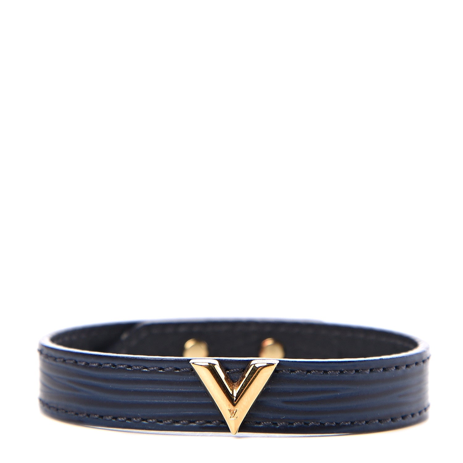 Louis Vuitton Epi Essential V Bracelet 19 Indigo 1 of 5