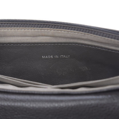 Chanel Caviar Half Moon Wallet On Chain WOC Grey 7 of 11