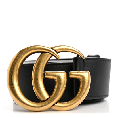 Gucci Calfskin Double G 40mm Belt 80 32 Black 6 of 7