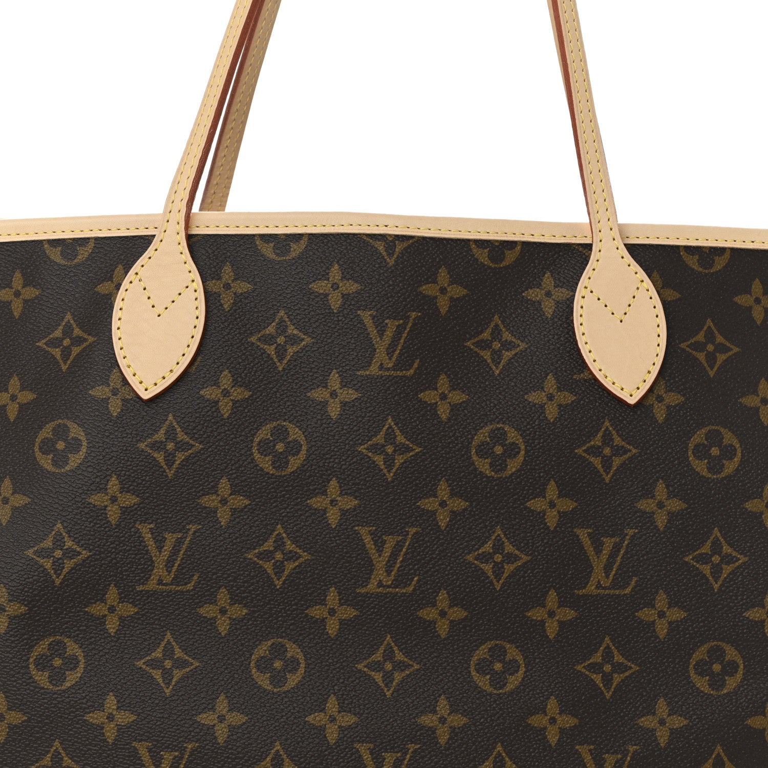 Louis Vuitton Monogram Stamped Inside Out Neverfull Bandouliere GM Beige 7 of 10
