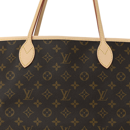 Louis Vuitton Monogram Stamped Inside Out Neverfull Bandouliere GM Beige 7 of 10