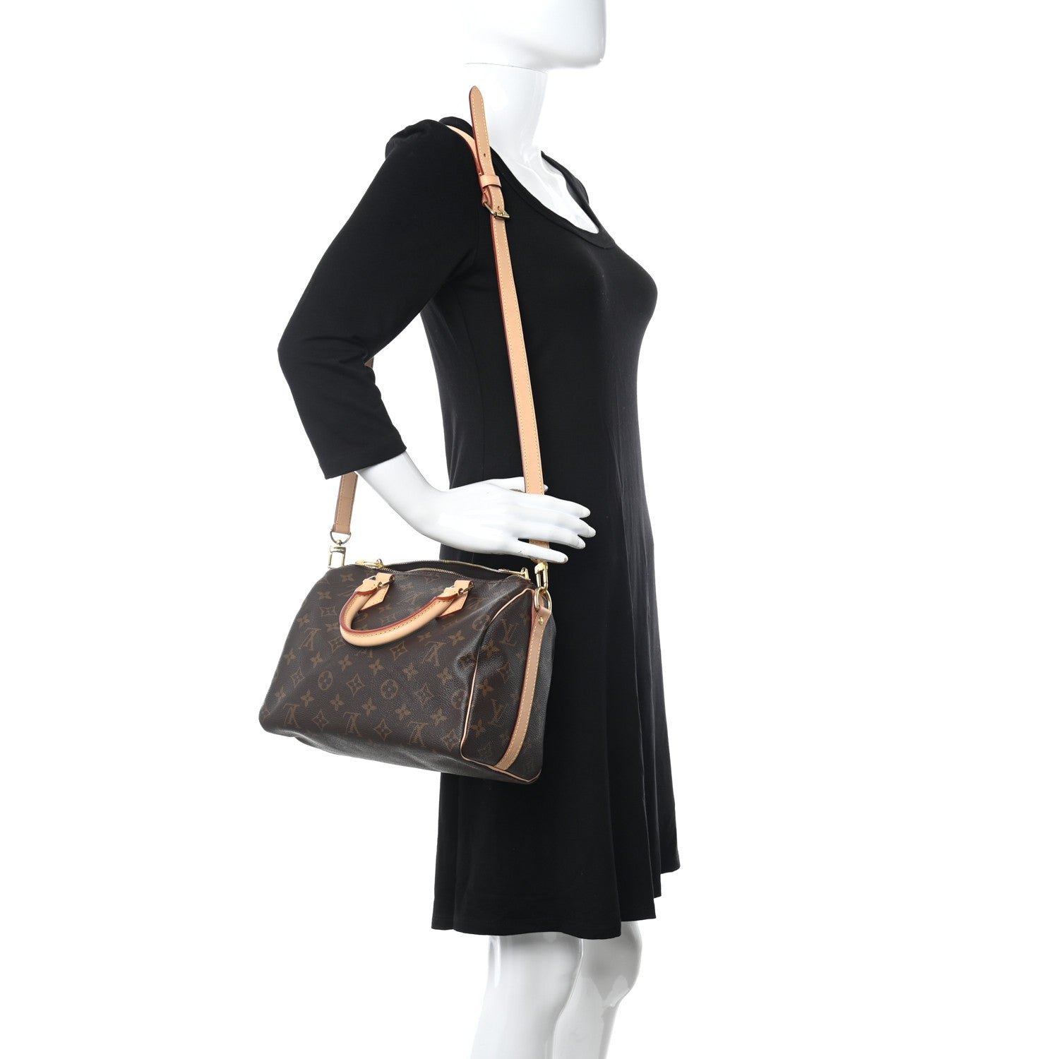 Louis Vuitton Monogram Speedy Bandouliere 25 2 of 10