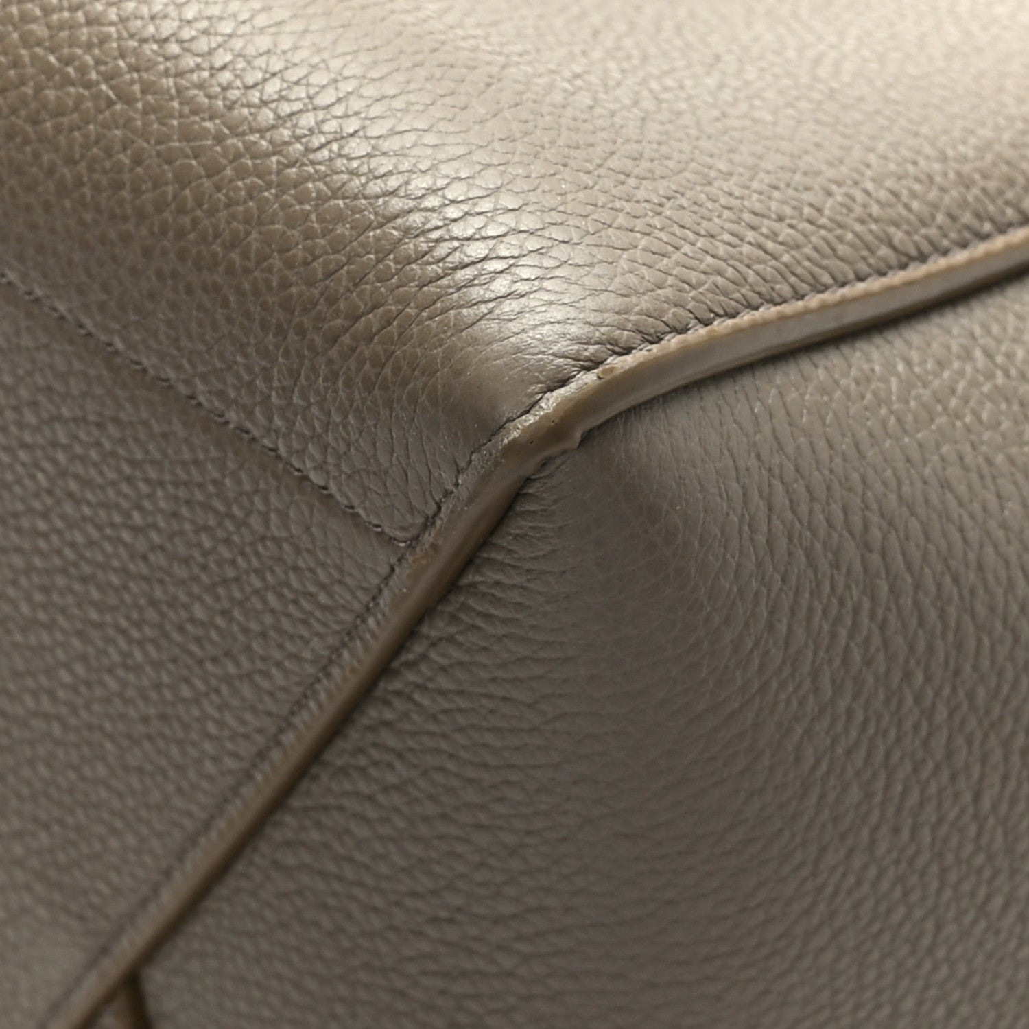 Celine Soft Grained Calfskin Sangle Bucket Bag Taupe 8 of 10