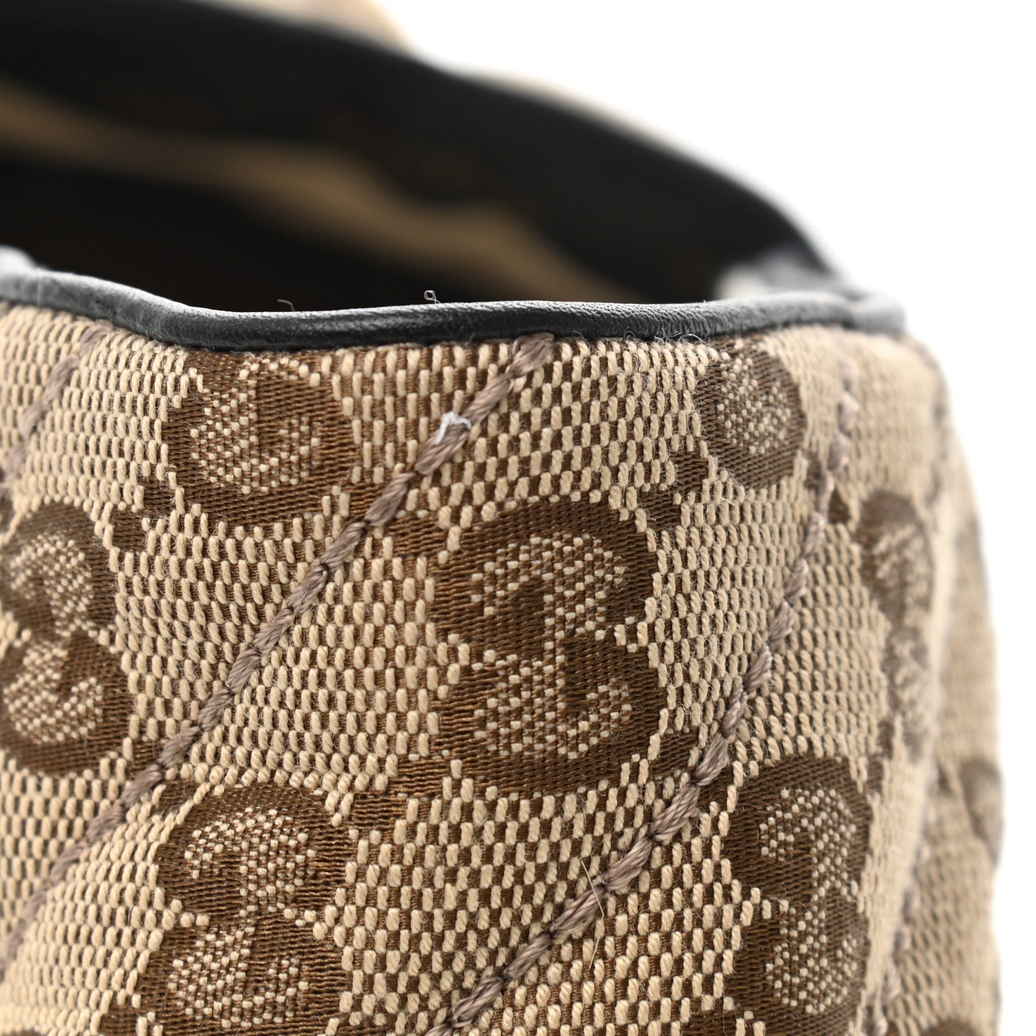Gucci Monogram Matelasse Diagonal GG Marmont Espadrilles 39.5 Beige Ebony Black 10 of 12