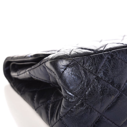 Chanel Metallic Aged Calfskin 2.55 Reissue Flap 227 Blue 8 of 14