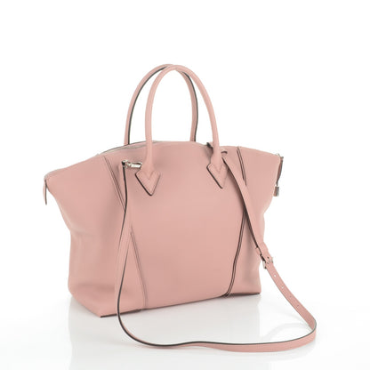 Louis Vuitton Veau Cachemire Soft Lockit MM Magnolia 3 of 7