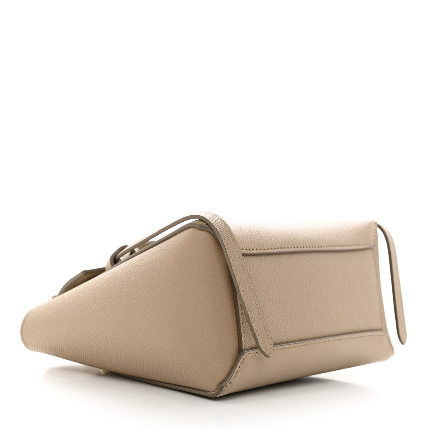 Grained Calfskin Nano Belt Bag Light Taupe