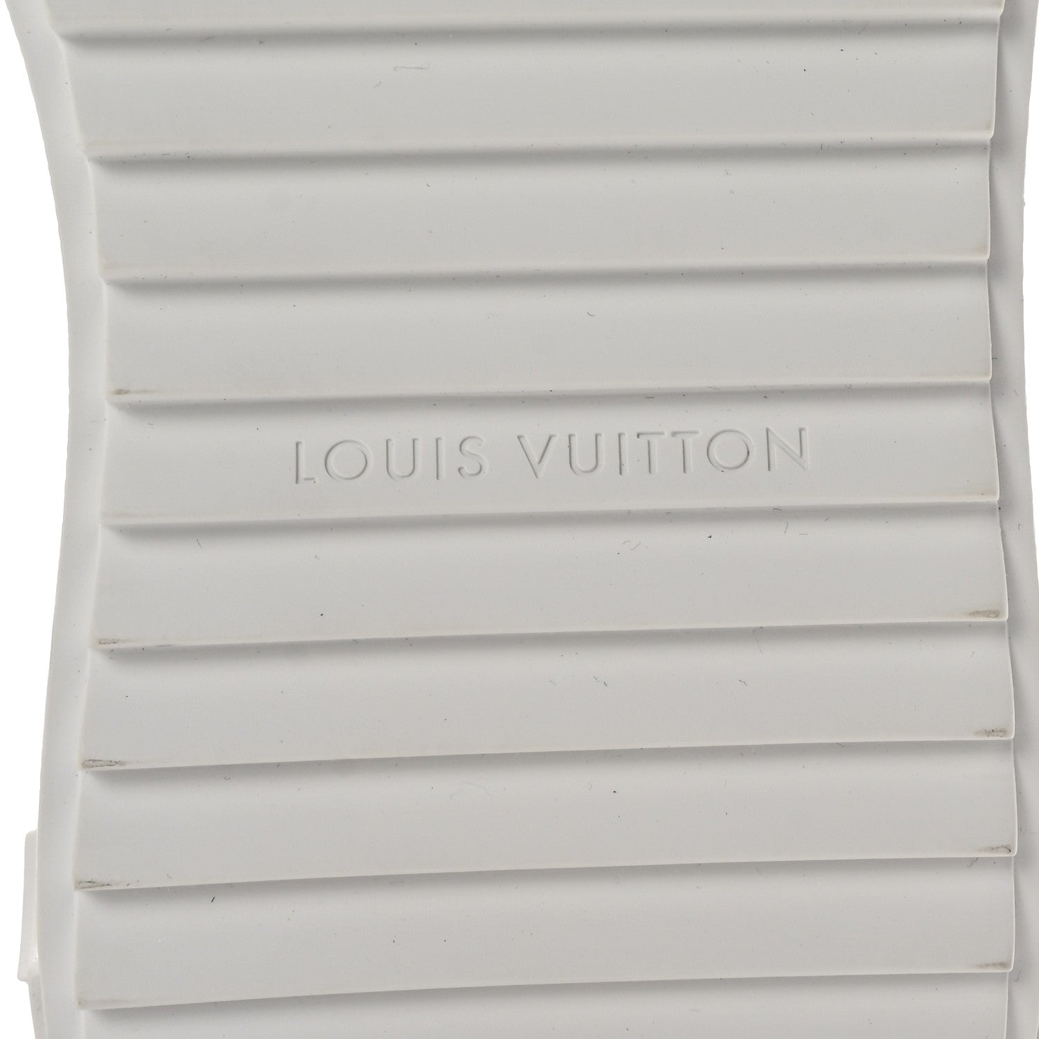 Louis Vuitton Lambskin Embossed Monogram Time Out Sneakers 38 White 7 of 10