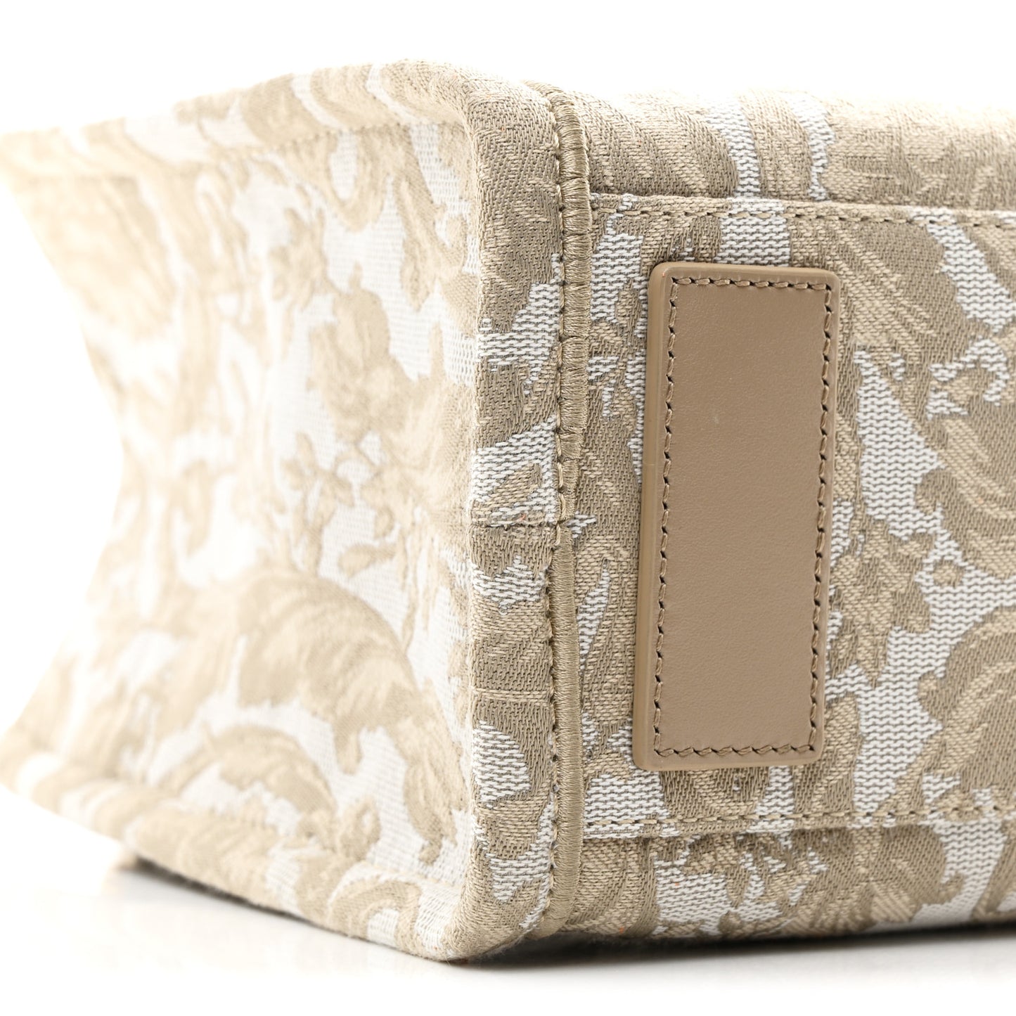 Jacquard Barocco Small Athena Tote Beige