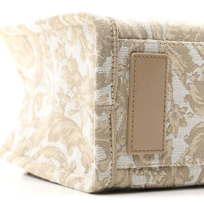 Versace Jacquard Barocco Small Athena Tote Beige 8 of 9