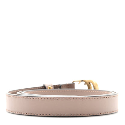 Gucci Calfskin Double G Belt 75 30 Porcelain Rose 1 of 4