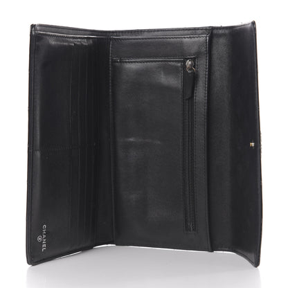Chanel Patent Quilted Large Brilliant Flap Wallet Black 5 of 11
