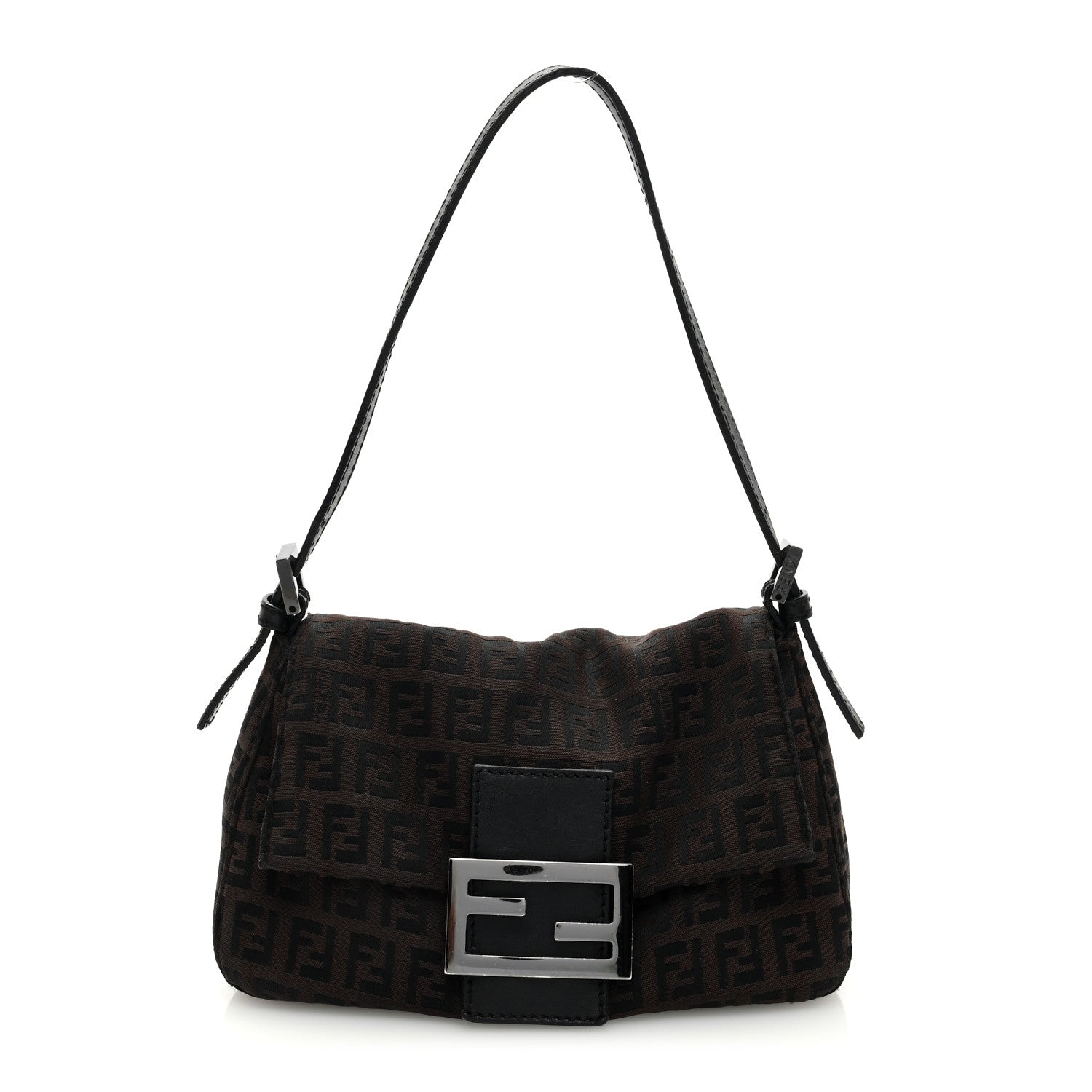 Fendi Zucchino Mini Mama Baguette Tobacco 1 of 8