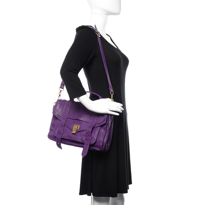 Proenza Schouler Lambskin Medium PS1 Satchel 2 of 9