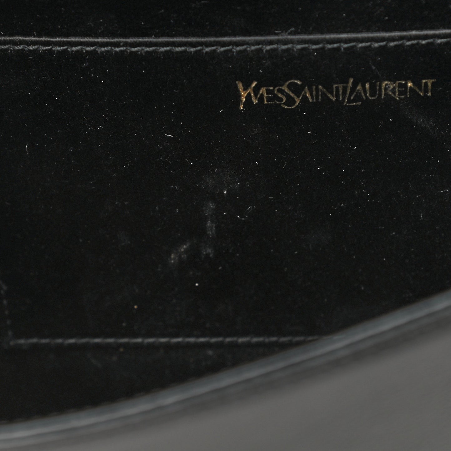 Textured Patent Monogram Large Belle De Jour Clutch Black