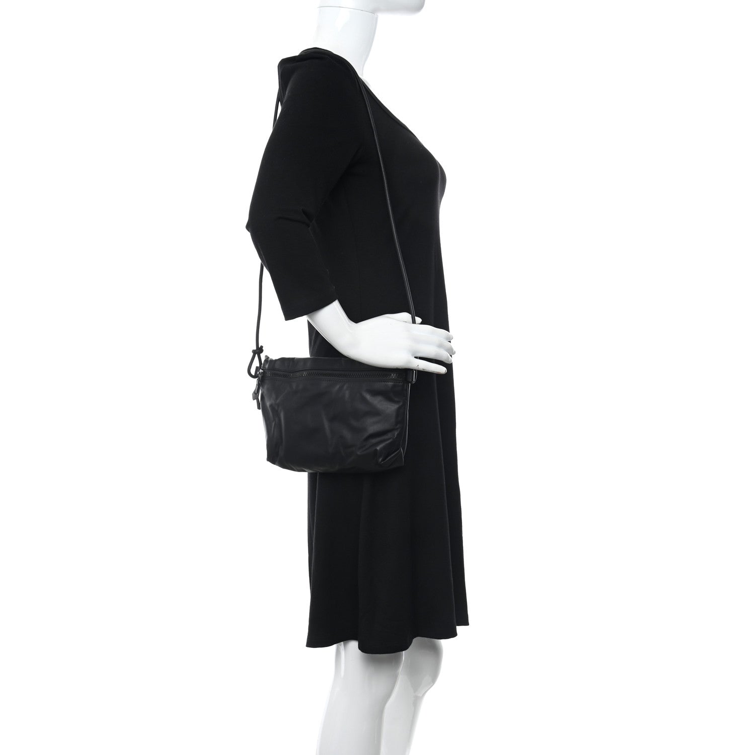 Bottega Veneta Hydrology Zip Crossbody Bag Black 2 of 11