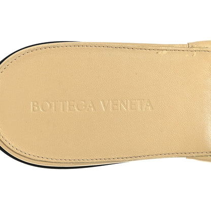 Bottega Veneta Nappa Quilted Rubber Lido Flat Sandals 39.5 Cane Sugar 8 of 9