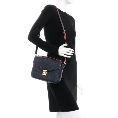 Louis Vuitton Empreinte Pochette Metis Marine Rouge 2 of 6