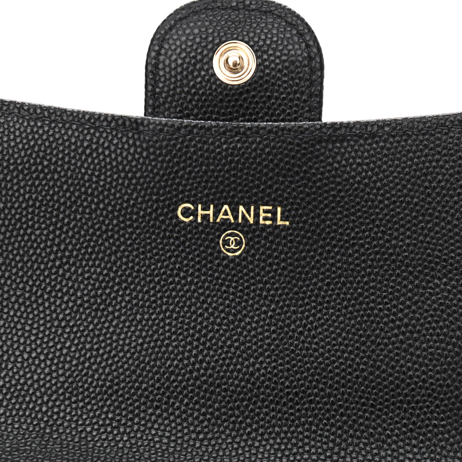 Chanel Caviar Quilted Phone Holder Wallet on Removable Chain Black 8 of 13