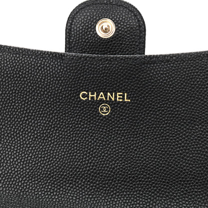Chanel Caviar Quilted Phone Holder Wallet on Removable Chain Black 8 of 13