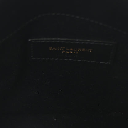Saint Laurent Patent Calfskin Monogram Uptown Clutch Black 4 of 9