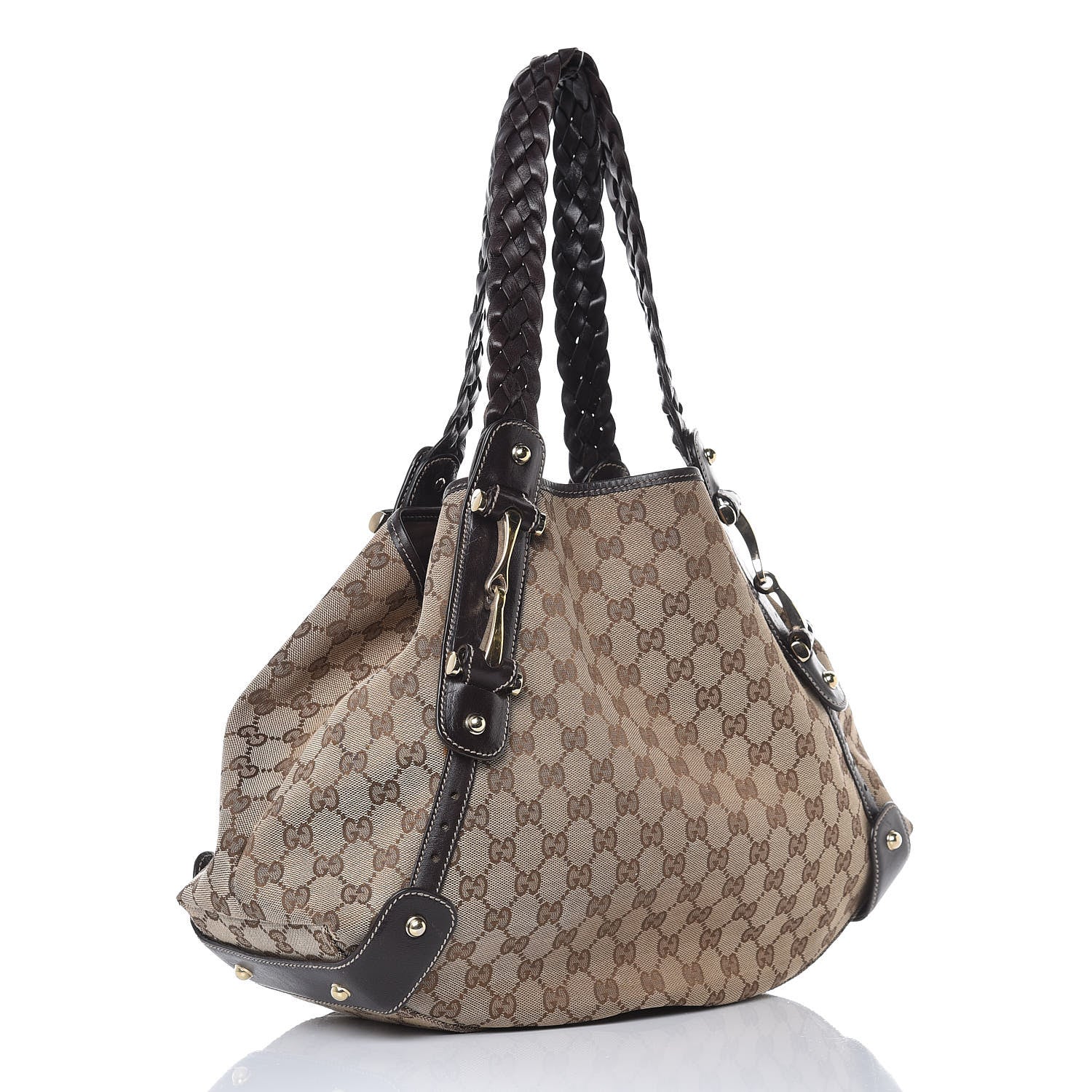 Gucci Monogram Medium Pelham Shoulder Bag Dark Brown 3 of 13