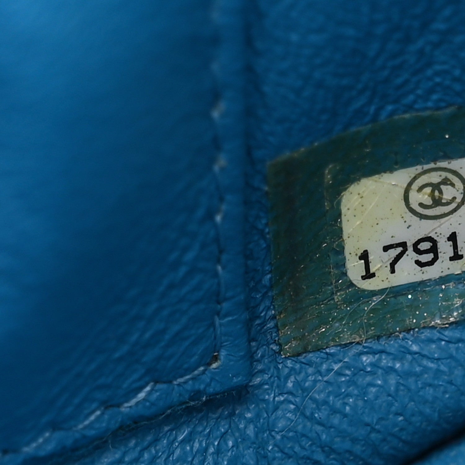 Chanel Iridescent Caviar Quilted Extra Mini Flap Light Blue 8 of 13