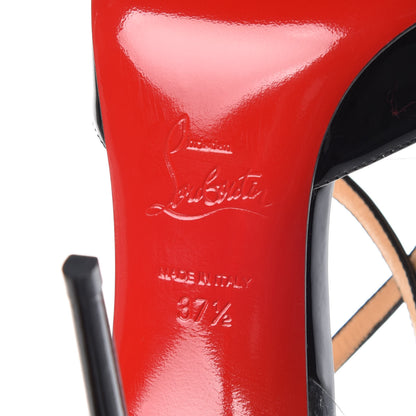 Christian Louboutin Patent PVC Cupidetta 100 Pumps 37.5 Black 6 of 8