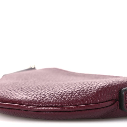 Gucci Pebbled Calfskin Mini B Shoulder Bag Red 10 of 11