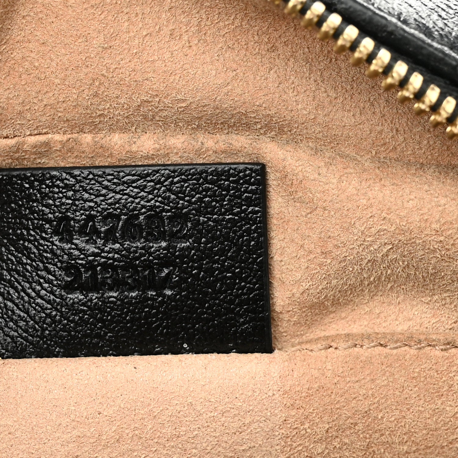 Gucci Monogram Matelasse Diagonal Small GG Marmont Chain Shoulder Bag Beige Black 7 of 12