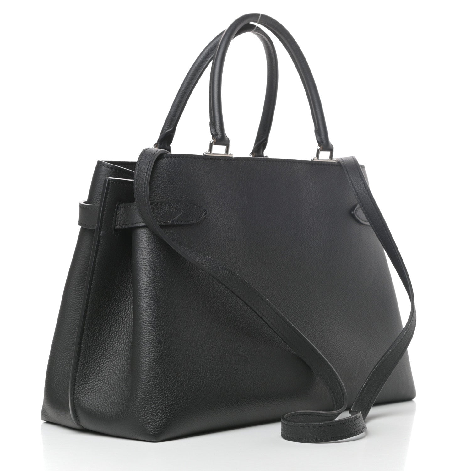 Louis Vuitton Calfskin Lockme Day Black 3 of 8