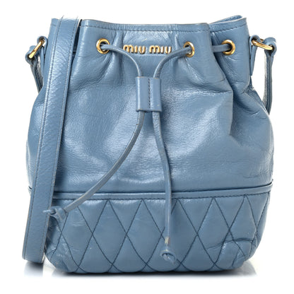 Miu Miu Vitello Shine Bucket Bag 1 of 4