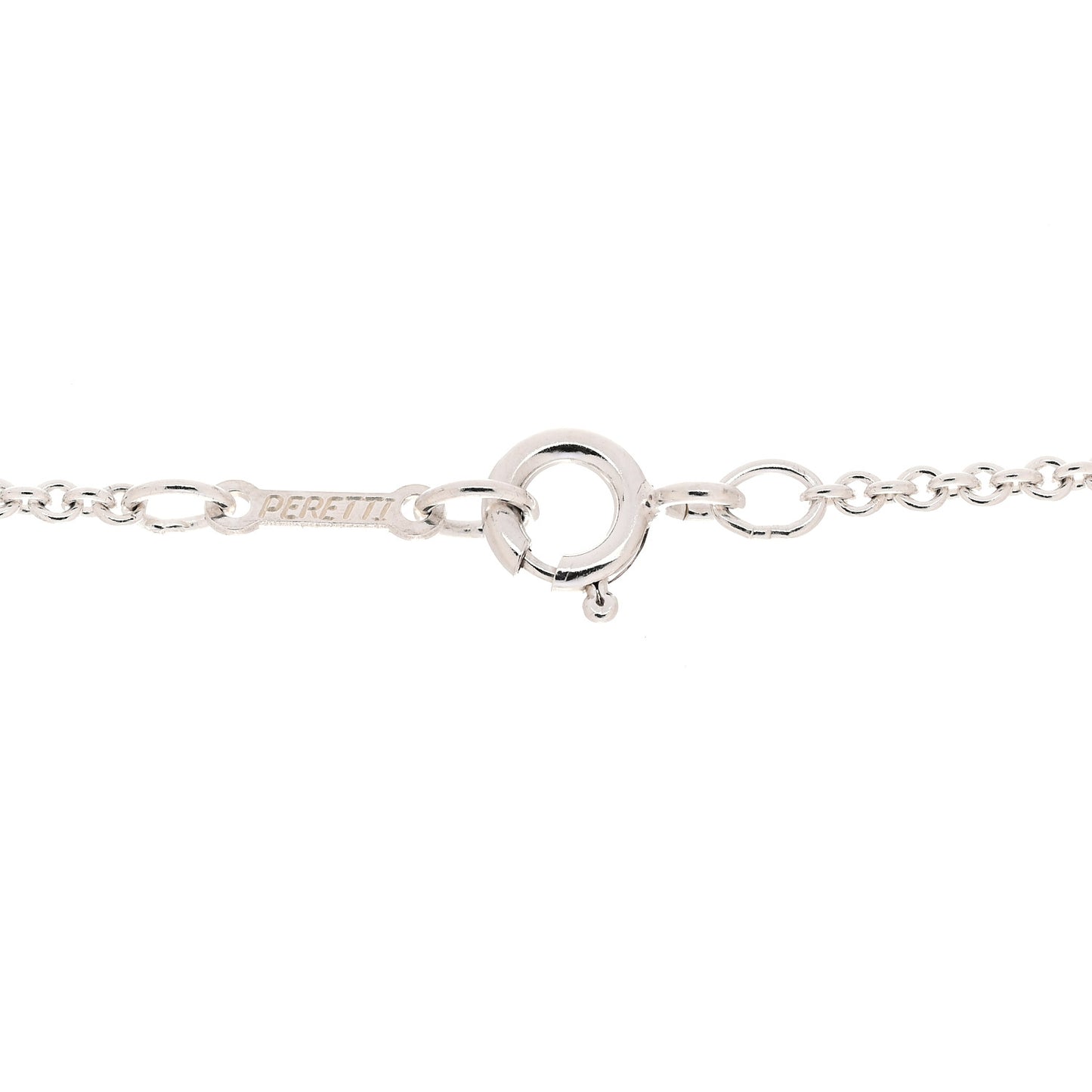 Sterling Silver 22mm Elsa Peretti Open Heart Pendant Necklace