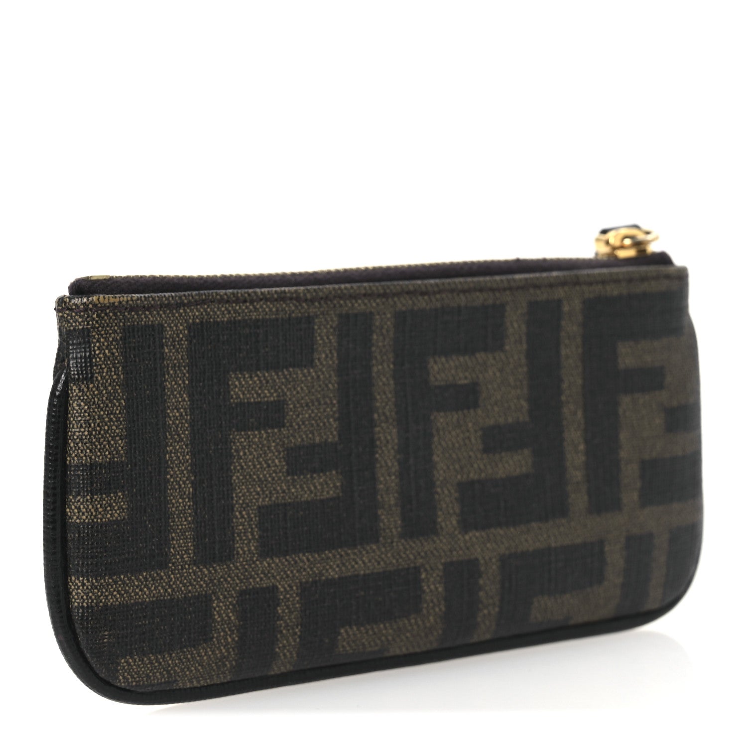 Fendi Zucca Spalmati Forever Coin Pouch Key Case Tobacco 3 of 7