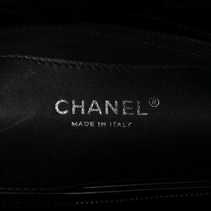 Chanel Patent Quilted Medium Just Mademoiselle Bowling Bag Black 5 of 10