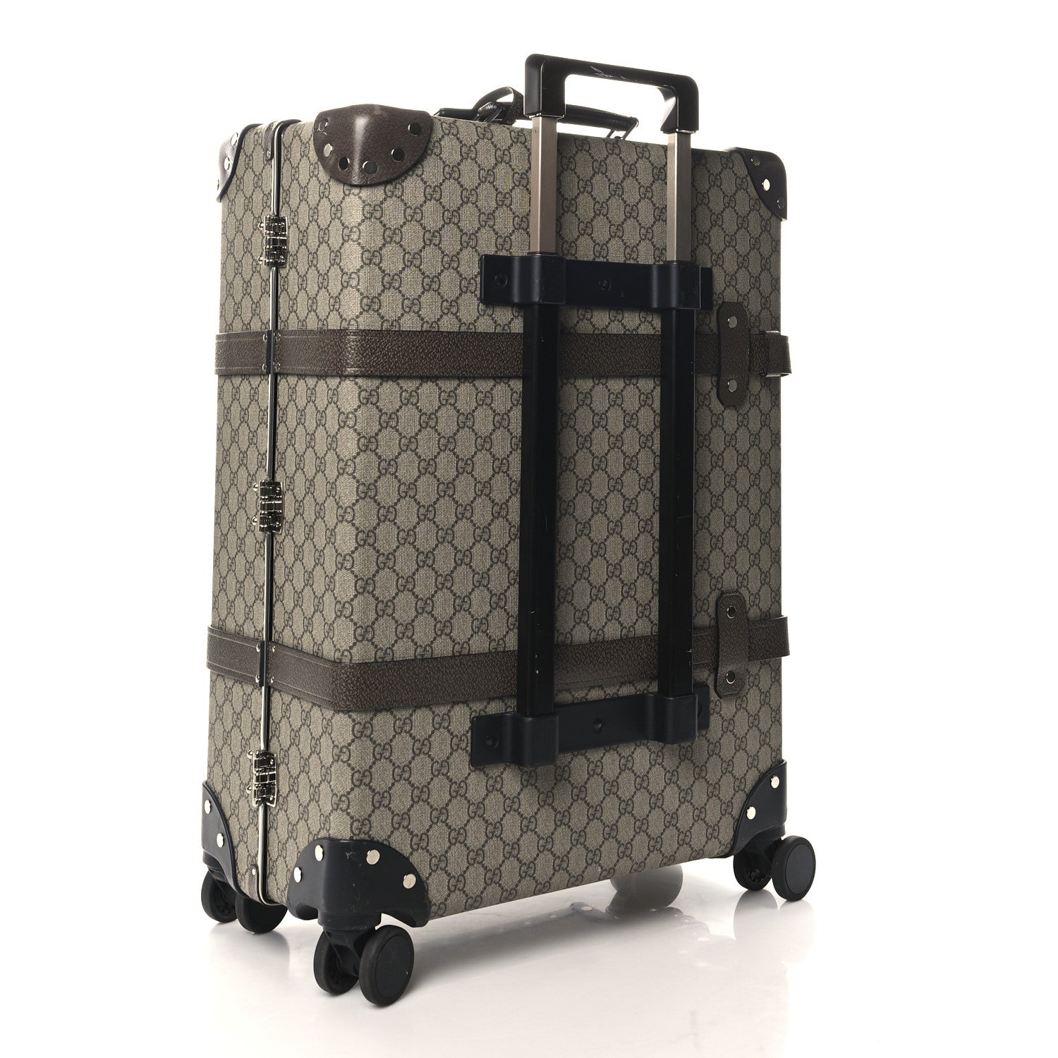 Gucci Supreme Monogram Globe-Trotter Carry-On Brown 2 of 11