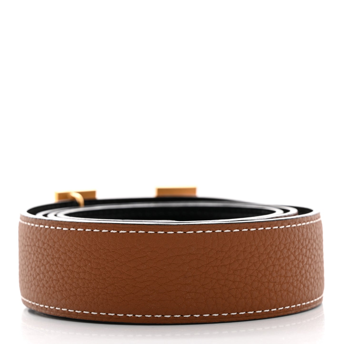 Box Togo 32mm Guilloche H Belt 90 36 Black Gold