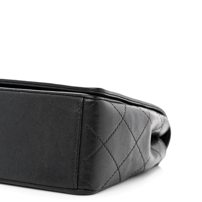 Chanel Sheepskin Quilted Vintage Mademoiselle Flap Black 10 of 12