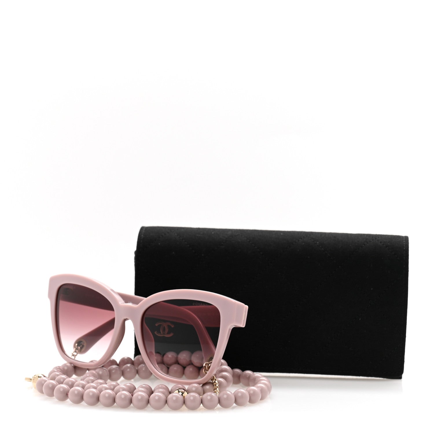 Chanel Acetate Chain Square Sunglasses 5487-A Pink 1738686