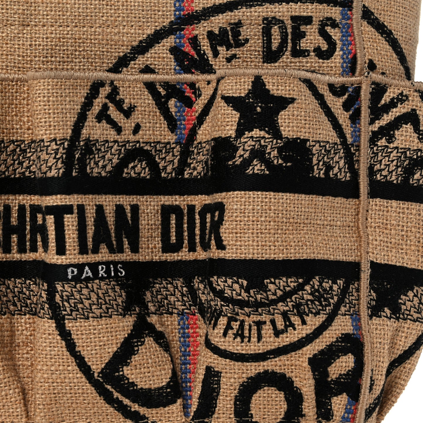 Union Jute Canvas Small Catherine Tote Beige