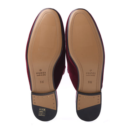 Gucci Velvet Mens Princetown Slippers 9.5 Malbec Dark Malbec 5 of 8