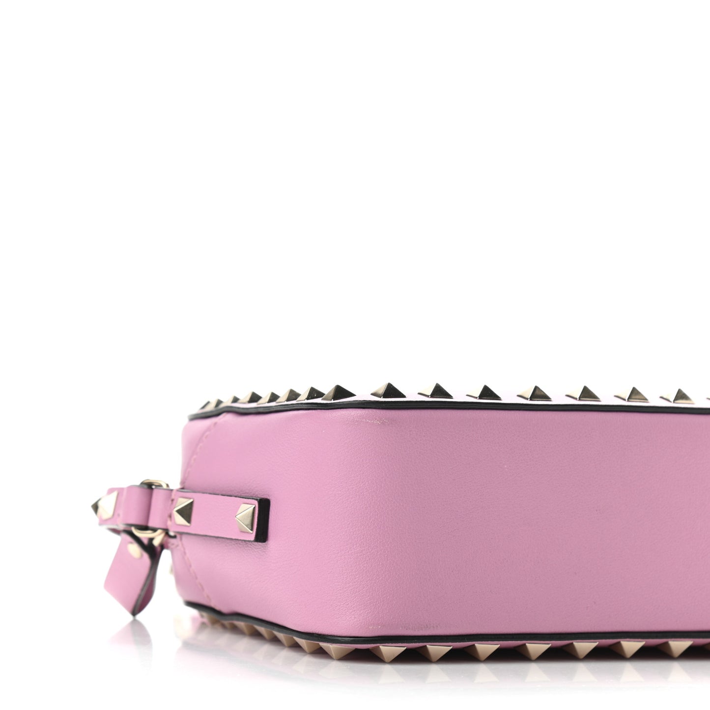Calfskin Rockstud Camera Crossbody Bag Giacinto