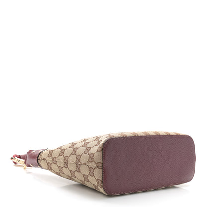 Gucci Monogram Classic Ring Hobo Burgundy 4 of 11