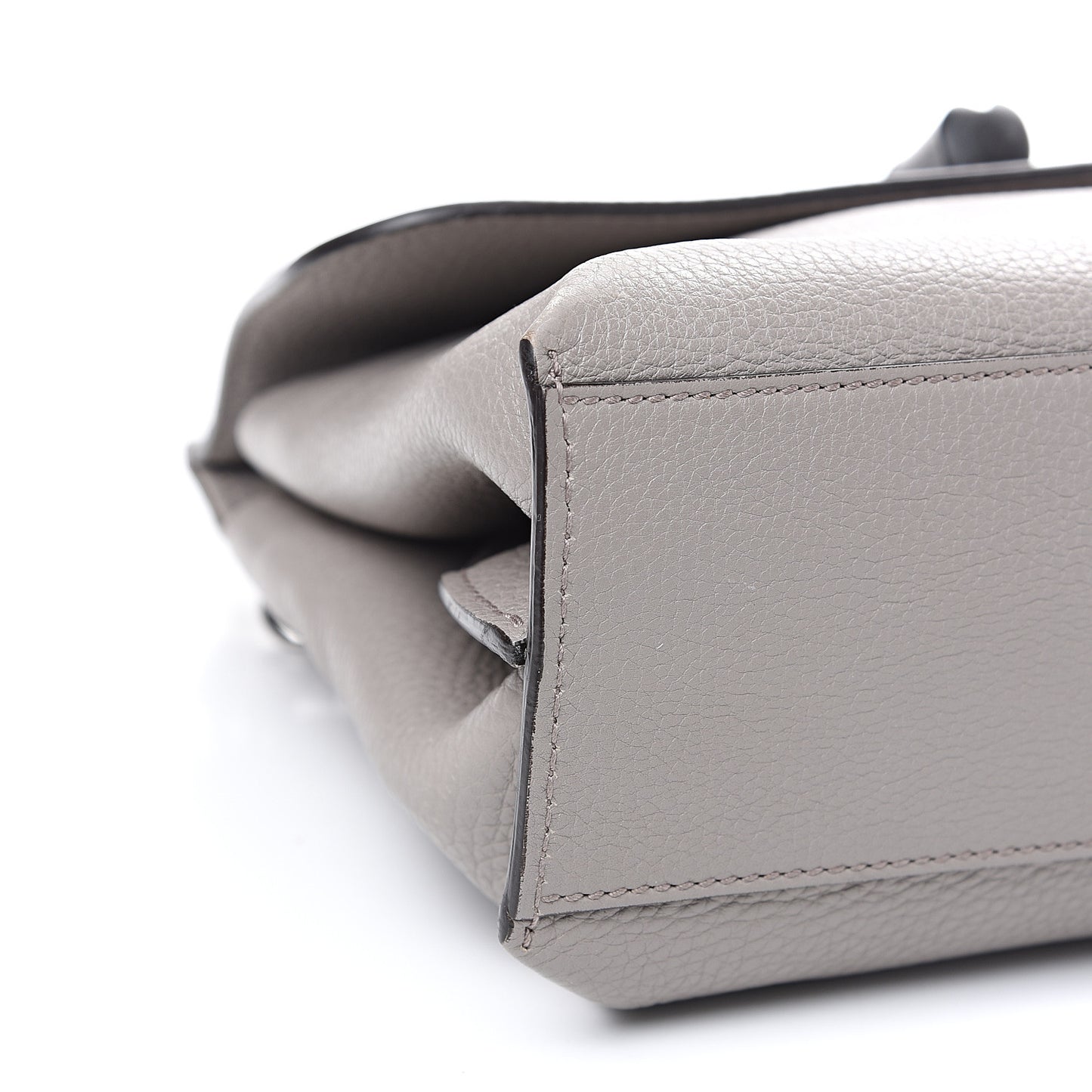 Cellarius Calfskin Small Bamboo Daily Top Handle Bag Storm Grey
